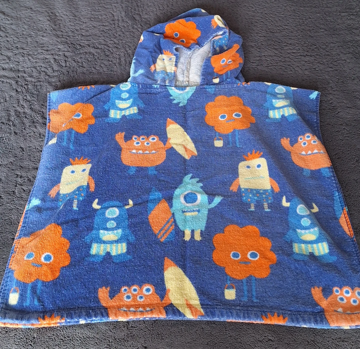 Kids Hooded Towel Poncho