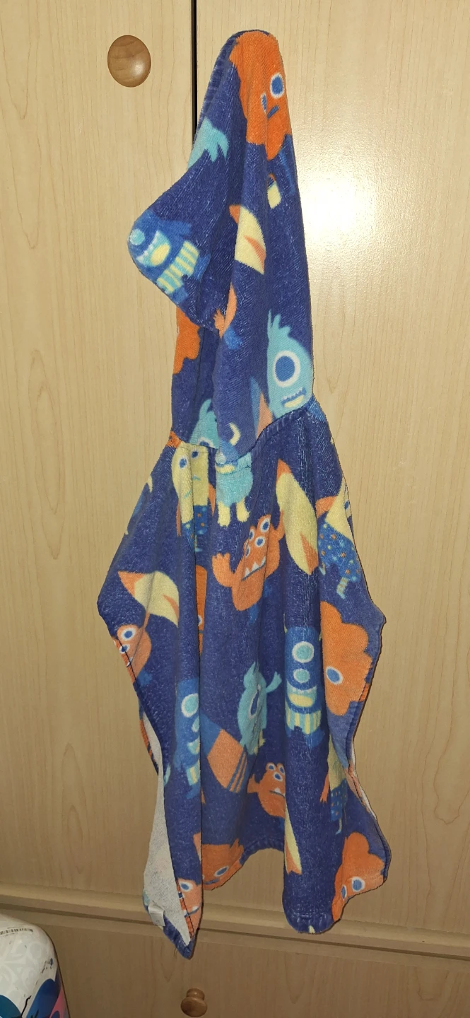 Kids Hooded Towel Poncho - photo 2