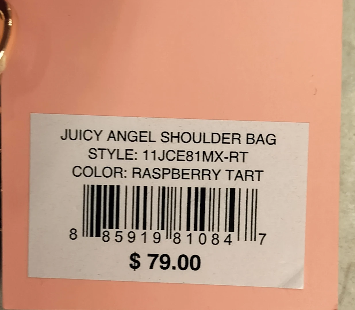 Juicy Couture Juicy Angel Shoulder Bag Raspberry Tart - photo 4