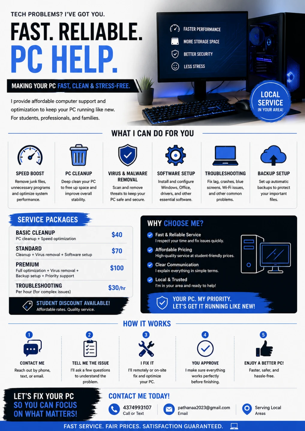 PC Help - Fast, Reliable Computer Support & Optimization