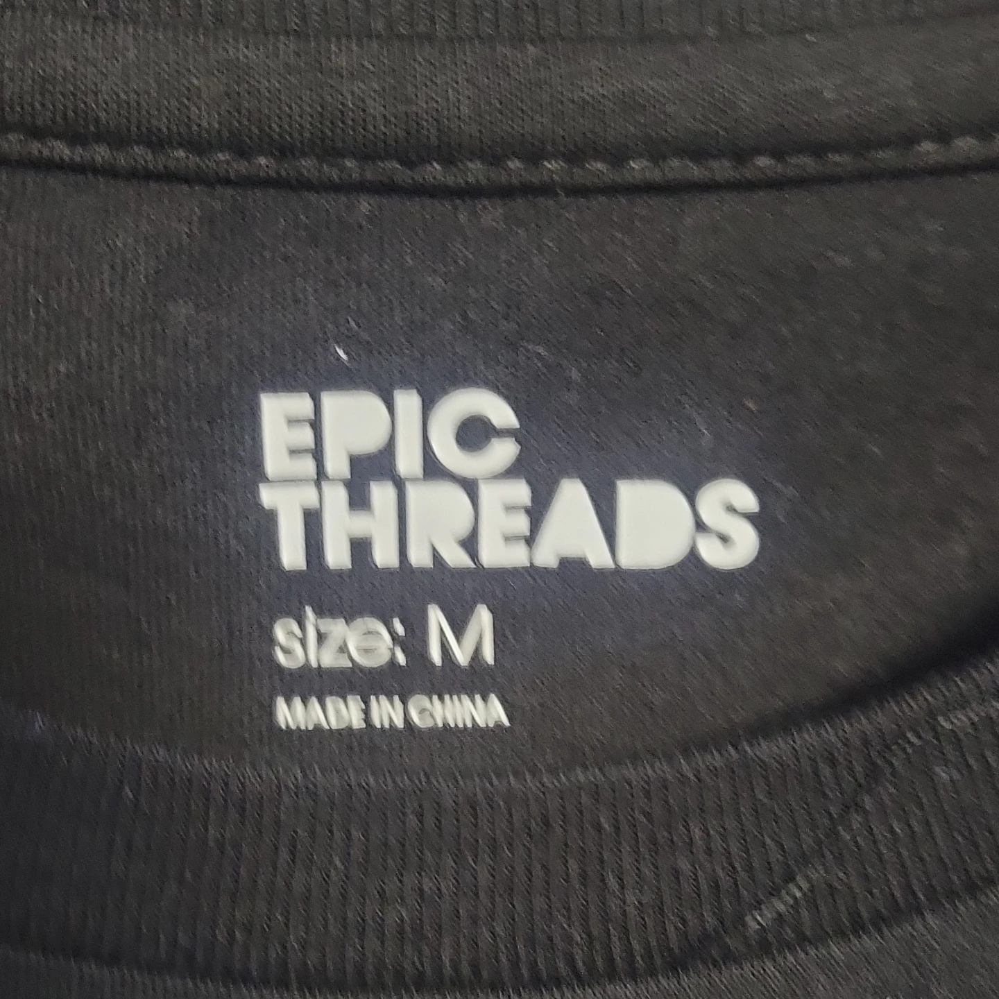 Epic Threads Black T-Shirt Size M - photo 4