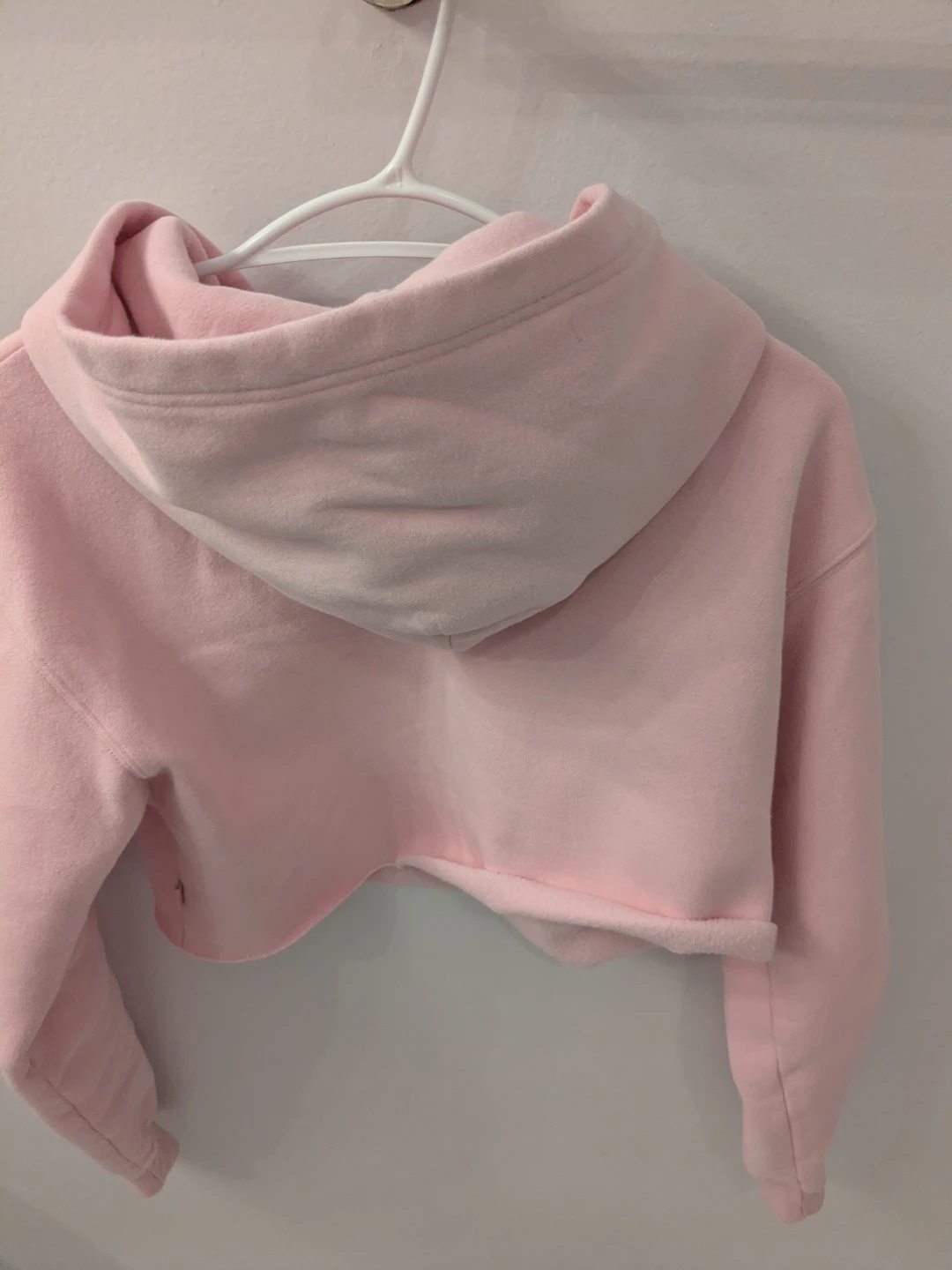 Tna Pink Cropped Hoodie Size S - photo 3