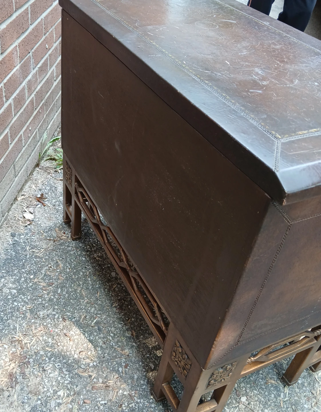 Vintage 2-Drawer Accent Table - photo 3