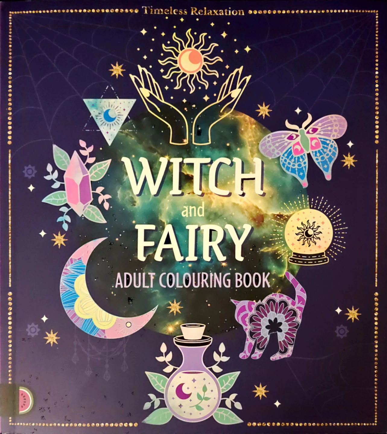 Witch and Fairy Adult Colouring Book