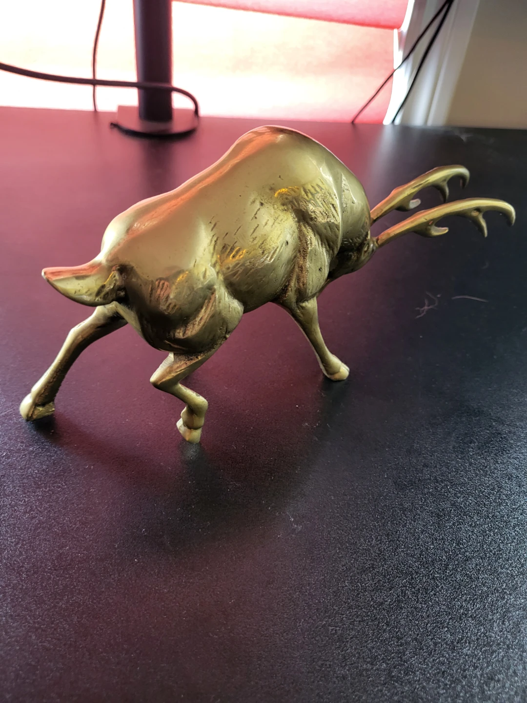 Brass Deer Figurine - photo 3