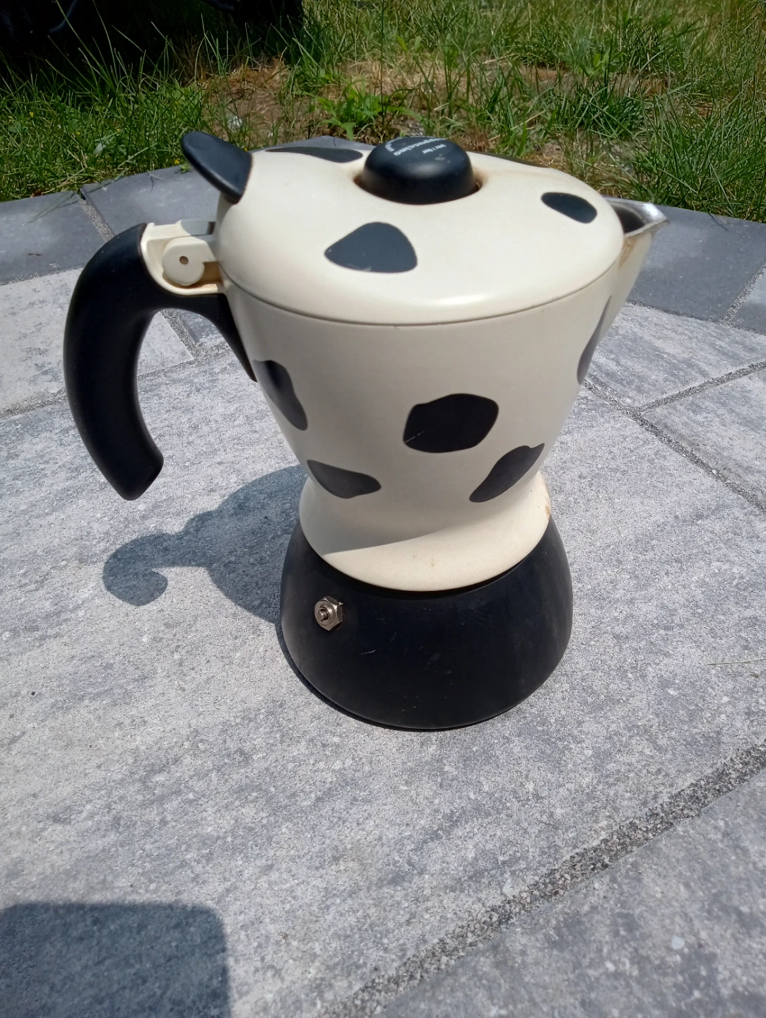 Make Capouccino Bialetti Mukka Express Cow Print Moka Pot - photo 2