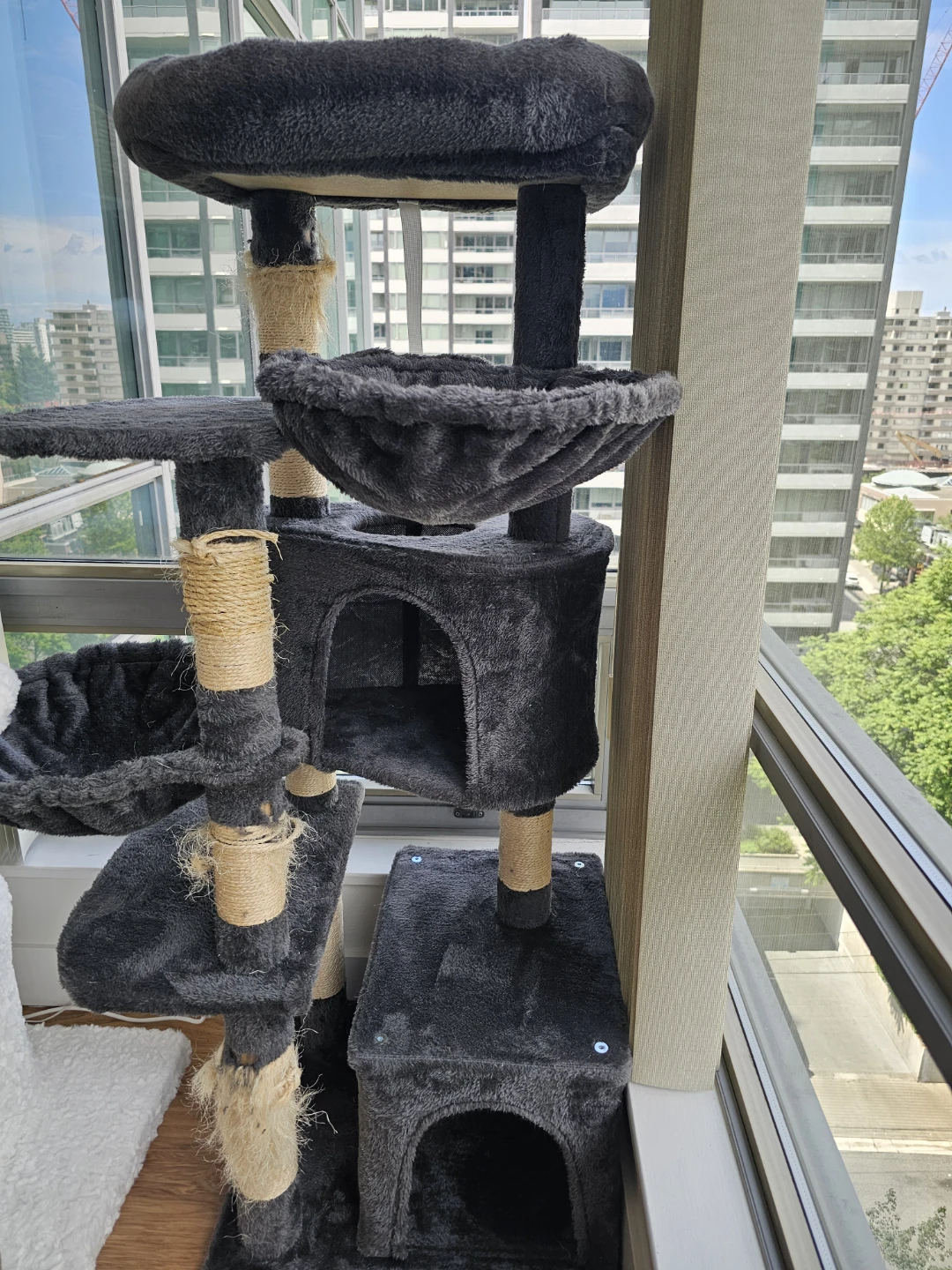 Multi-level Cat Tree Condo with multiple perches and hideaways - photo 2