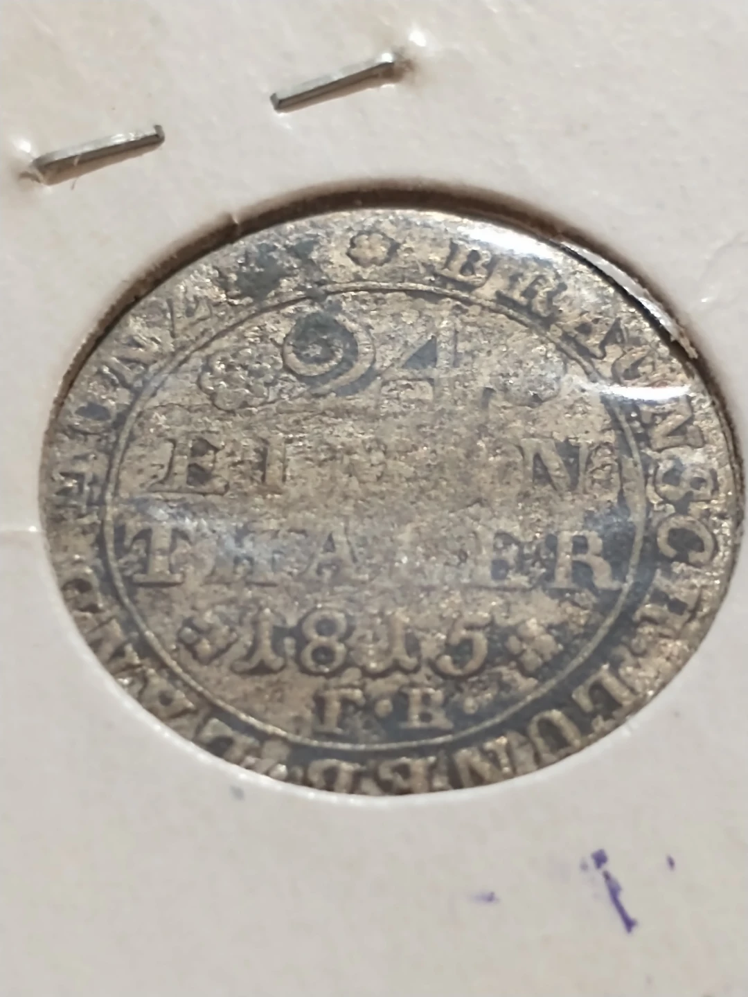 Brunswick-Wolfenbuttel 1815 Silver Thaler Coin