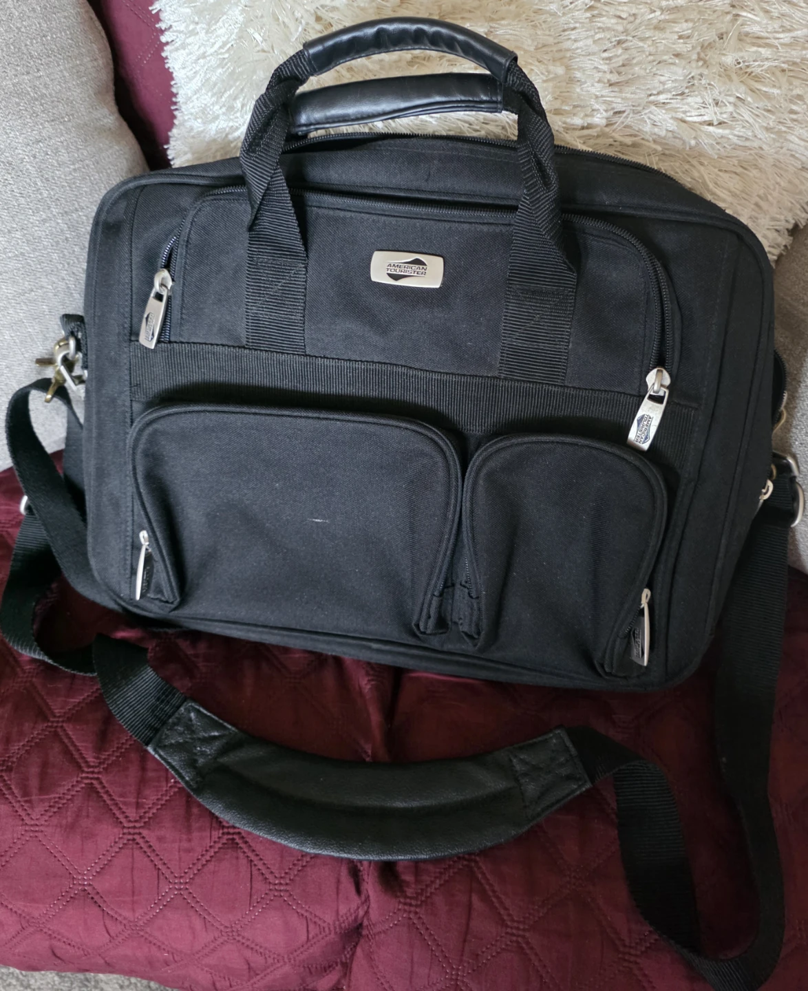 American Tourister Black Briefcase