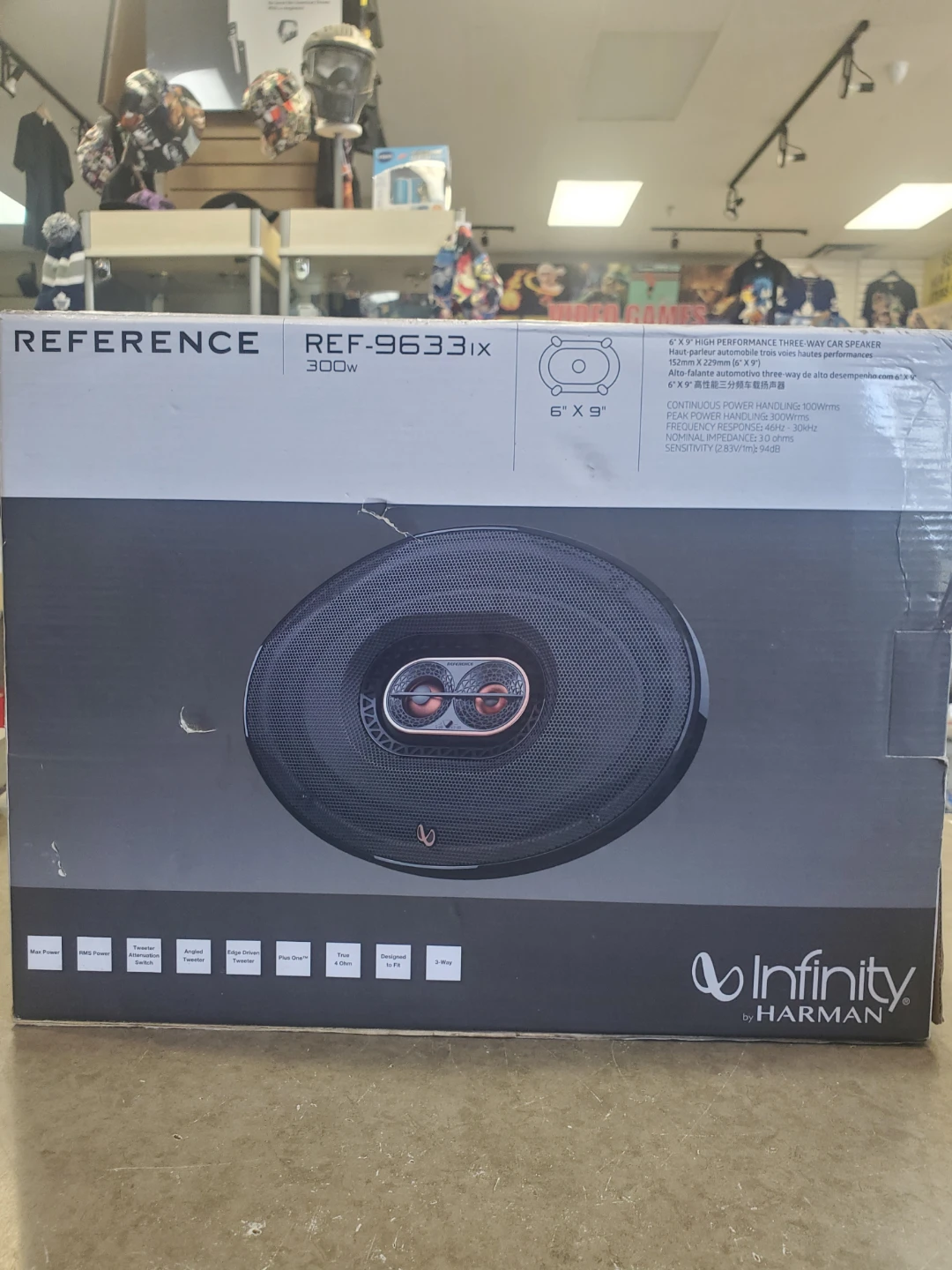 Infinity Reference REF-9633ix 6" x 9" 3-Way Car Speakers
