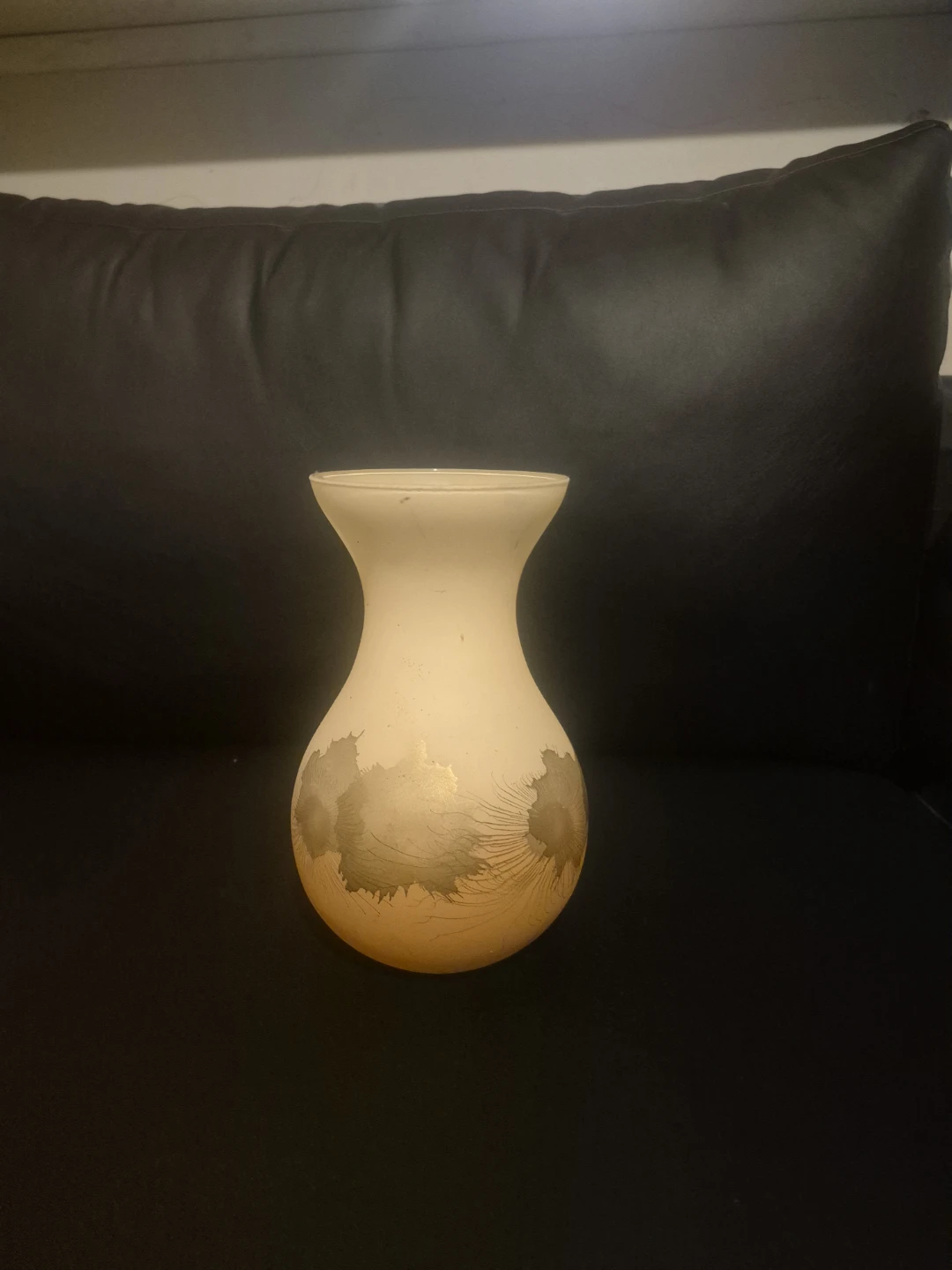 Cream and Gold Decorative Vase