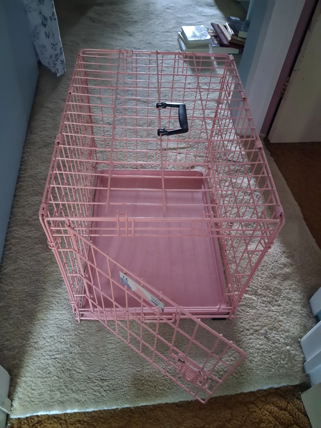 Pink Dog Crate