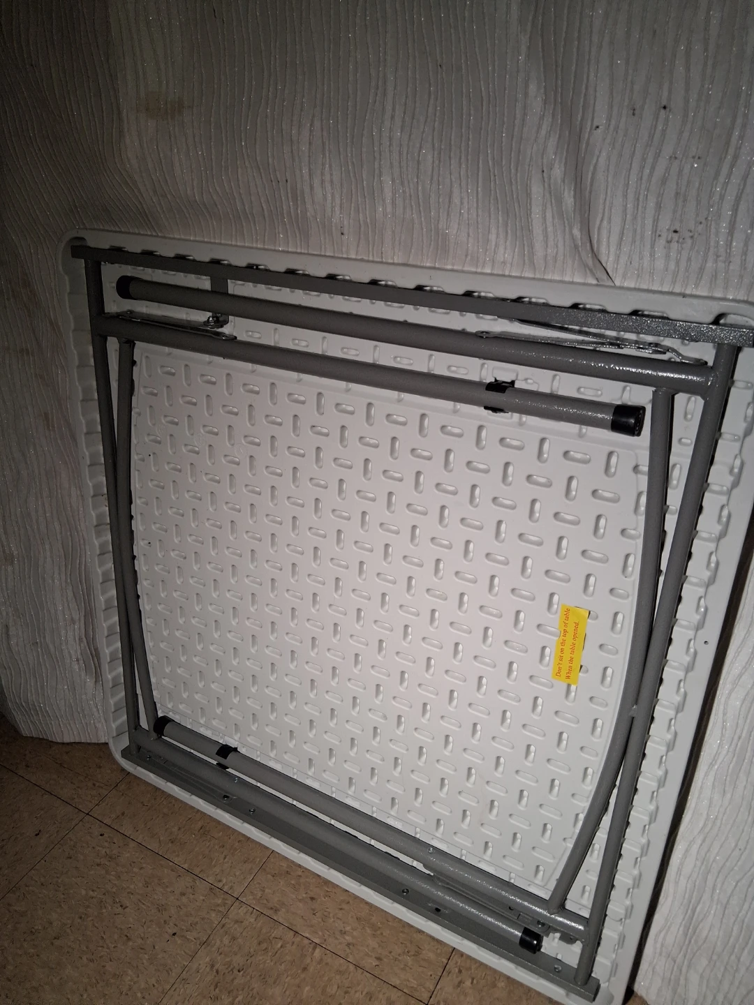 NEW White Folding Table - photo 2