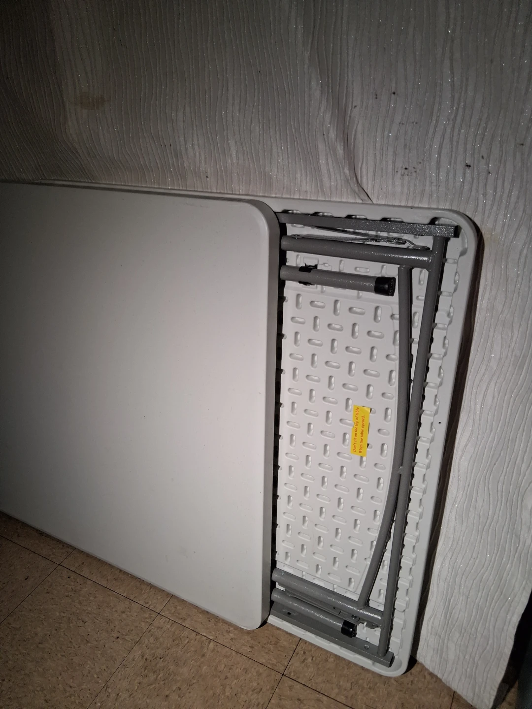 NEW White Folding Table - photo 3