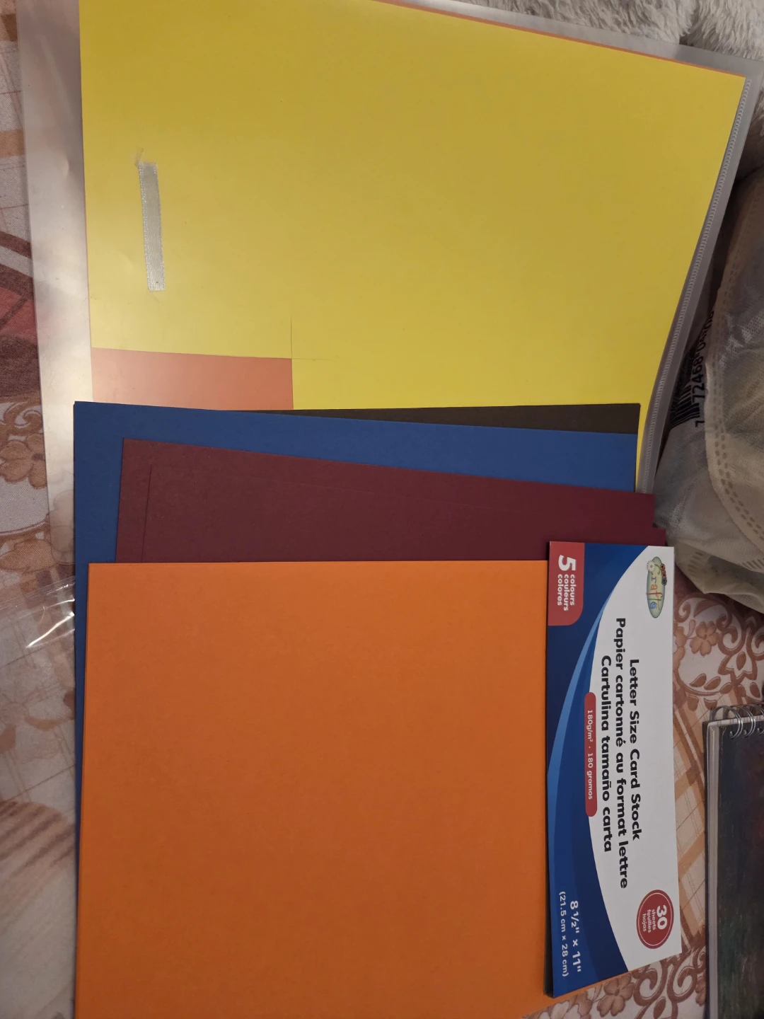 Craftilla Letter Size Card Stock 5 Colours - photo 5