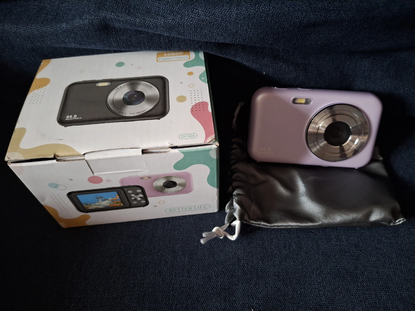 NEW 1080P Digital Camera with 32GB Cards - Purple - photo 2