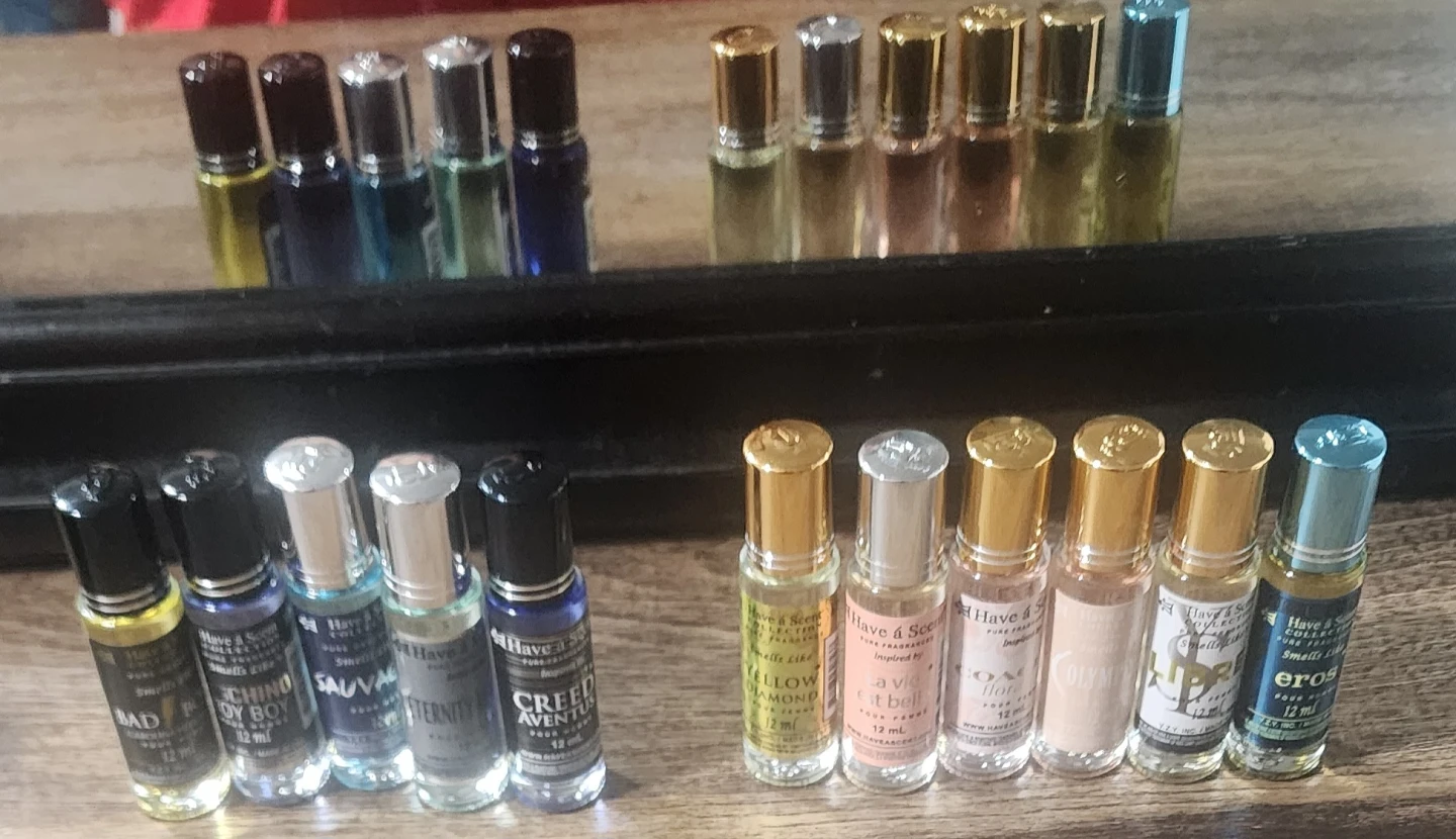 Scent Pure Fragrances Roll-On Perfume Collection