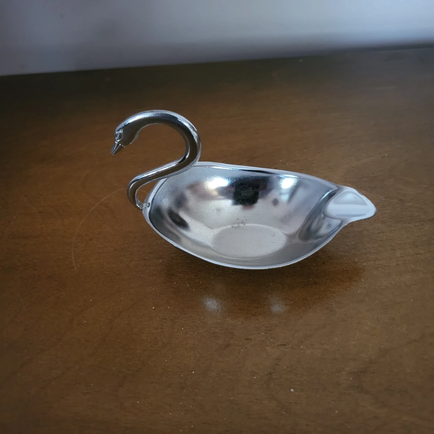 Silver Swan Gravy Boat