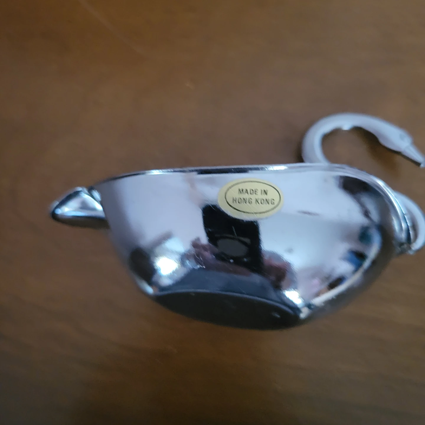 Silver Swan Gravy Boat - photo 3