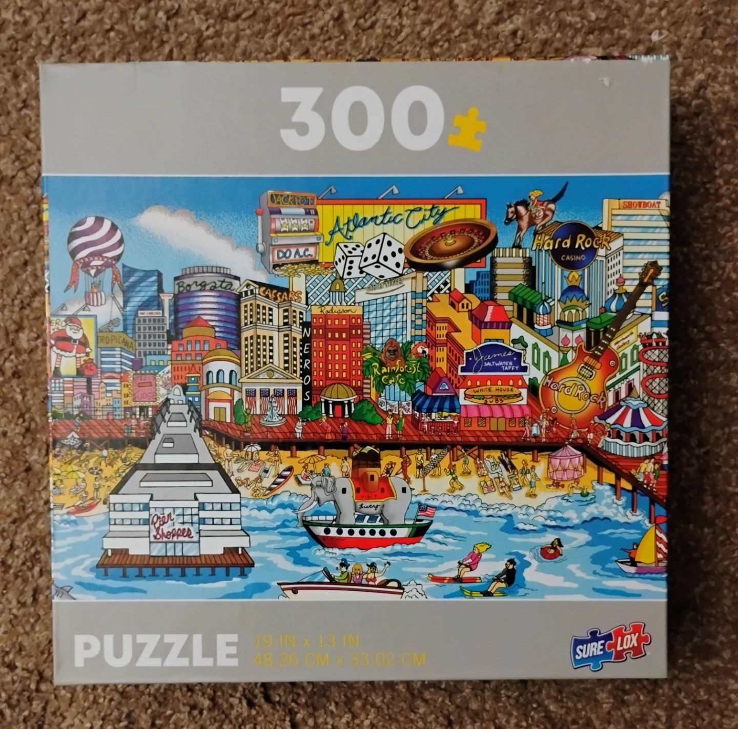 “DOWN ON THE BOARDWALK” 300 PIECE PUZZLE (BY TCG TOYS)