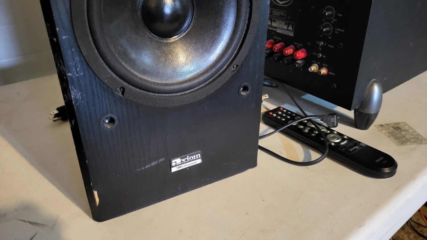 Denon Surround Sound Receiver and Subwoofer system - photo 2