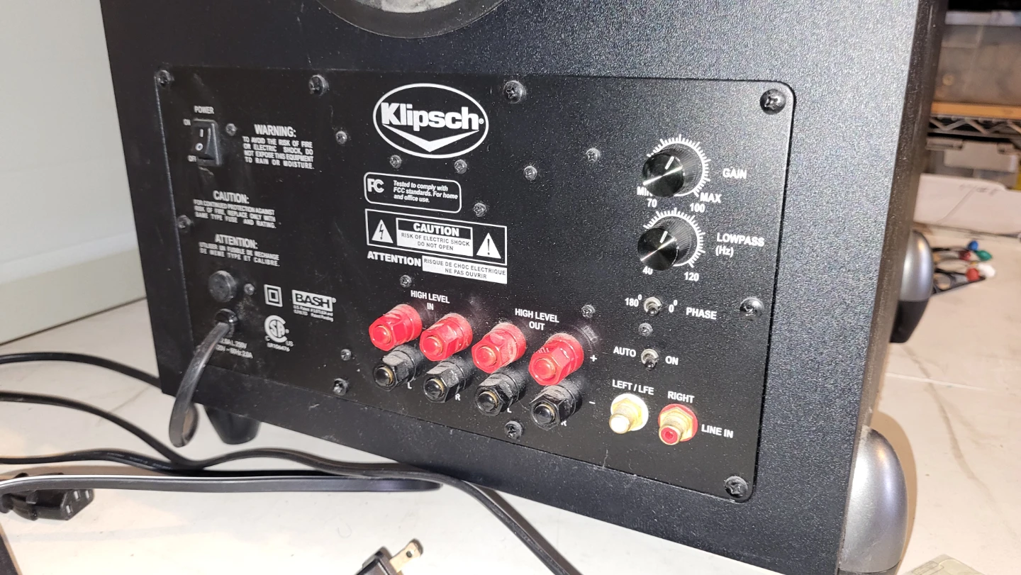 Denon Surround Sound Receiver and Subwoofer system - photo 3