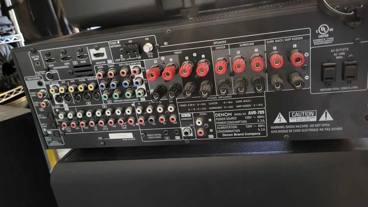 Denon Surround Sound Receiver and Subwoofer system - photo 5