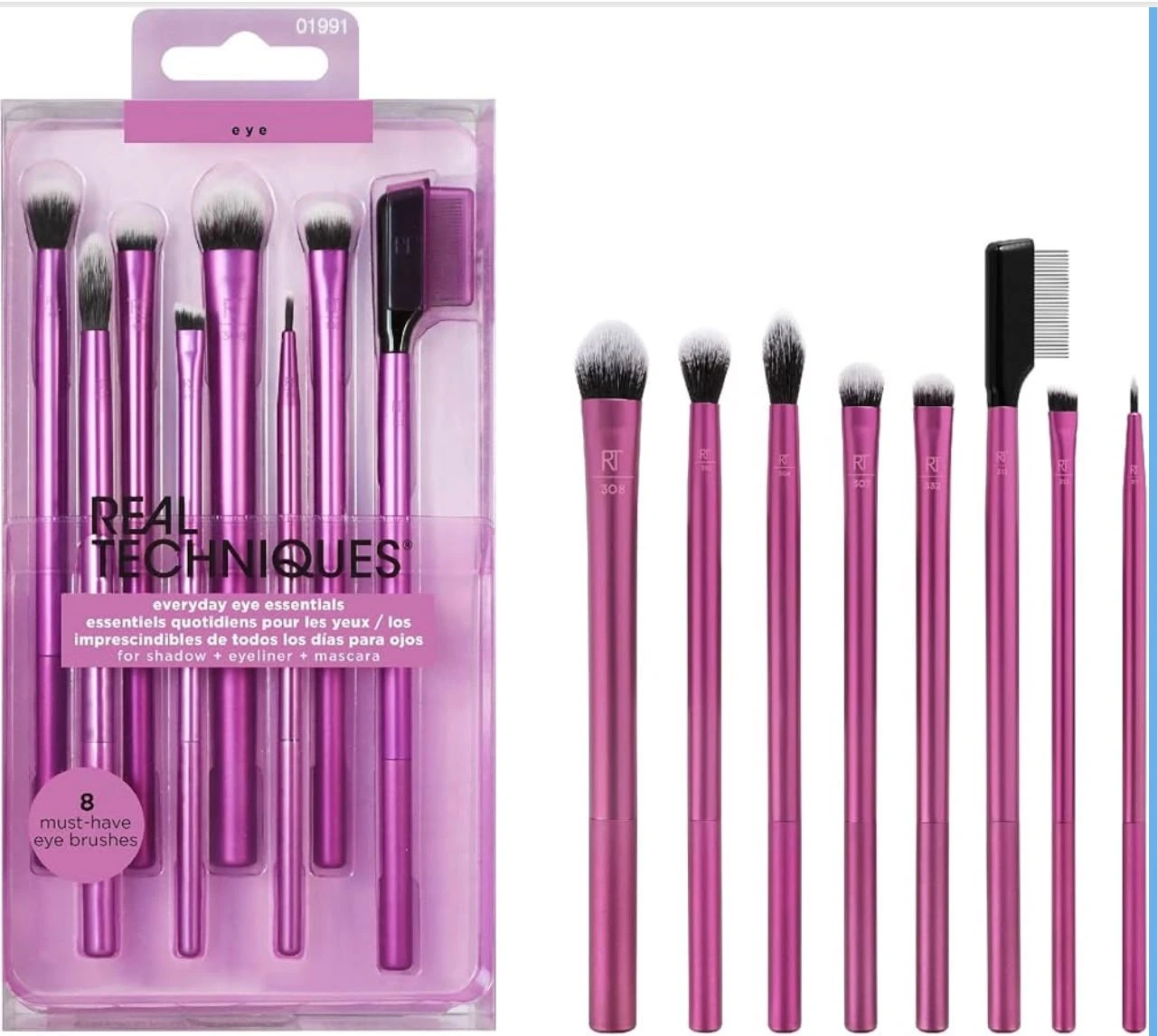 3 Real Techniques Everyday Eye Essentials Brush Set - photo 5