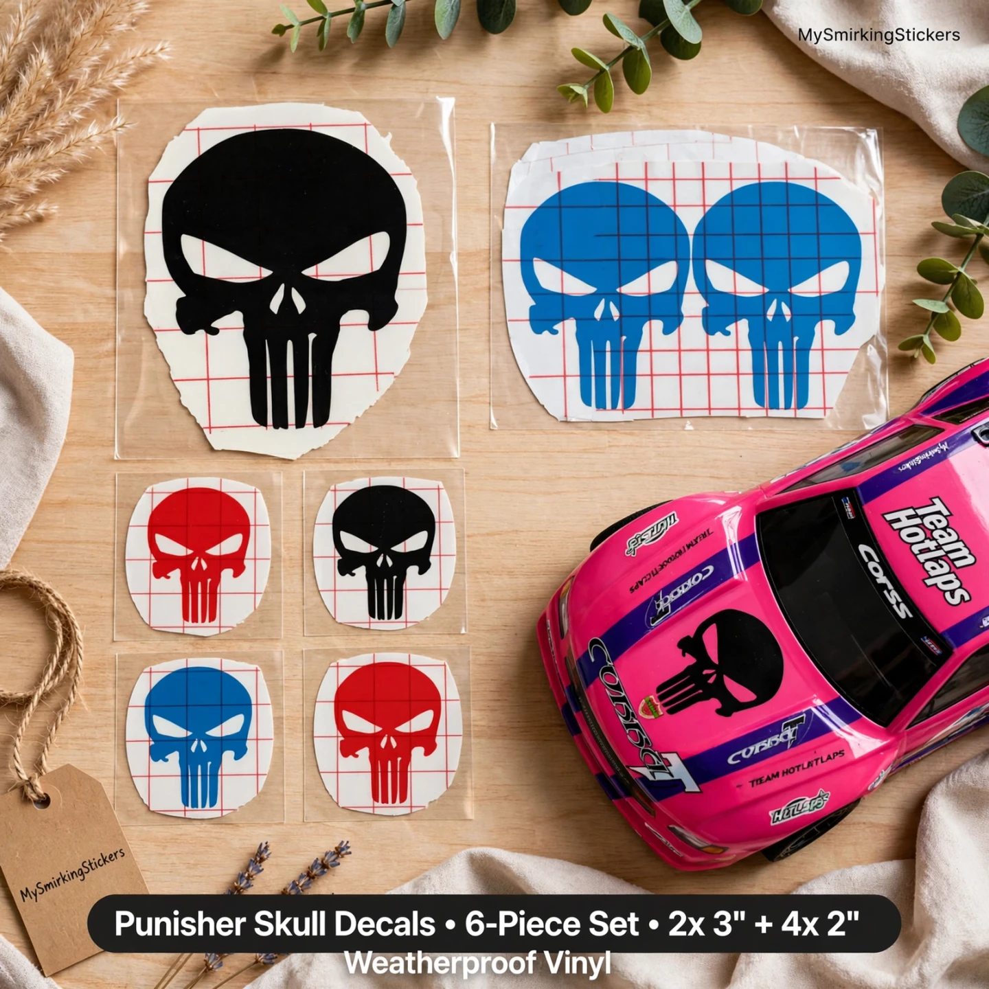 Punisher Decals Vinyl