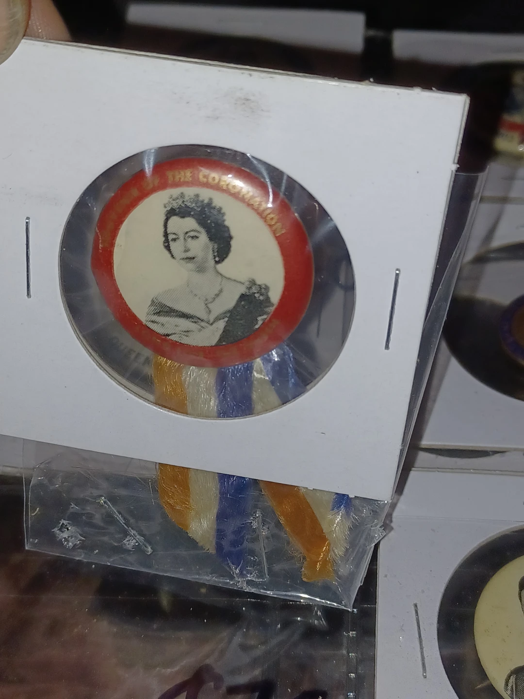 King and queen Coronation Pins some Hard To Find - photo 3