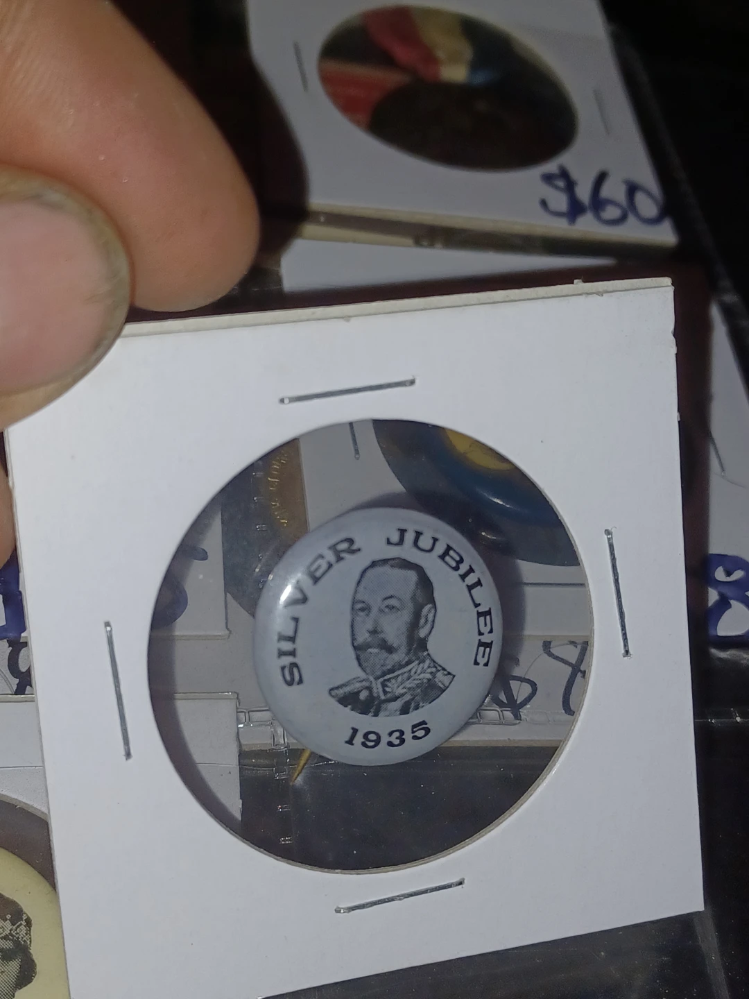 King and queen Coronation Pins some Hard To Find - photo 4