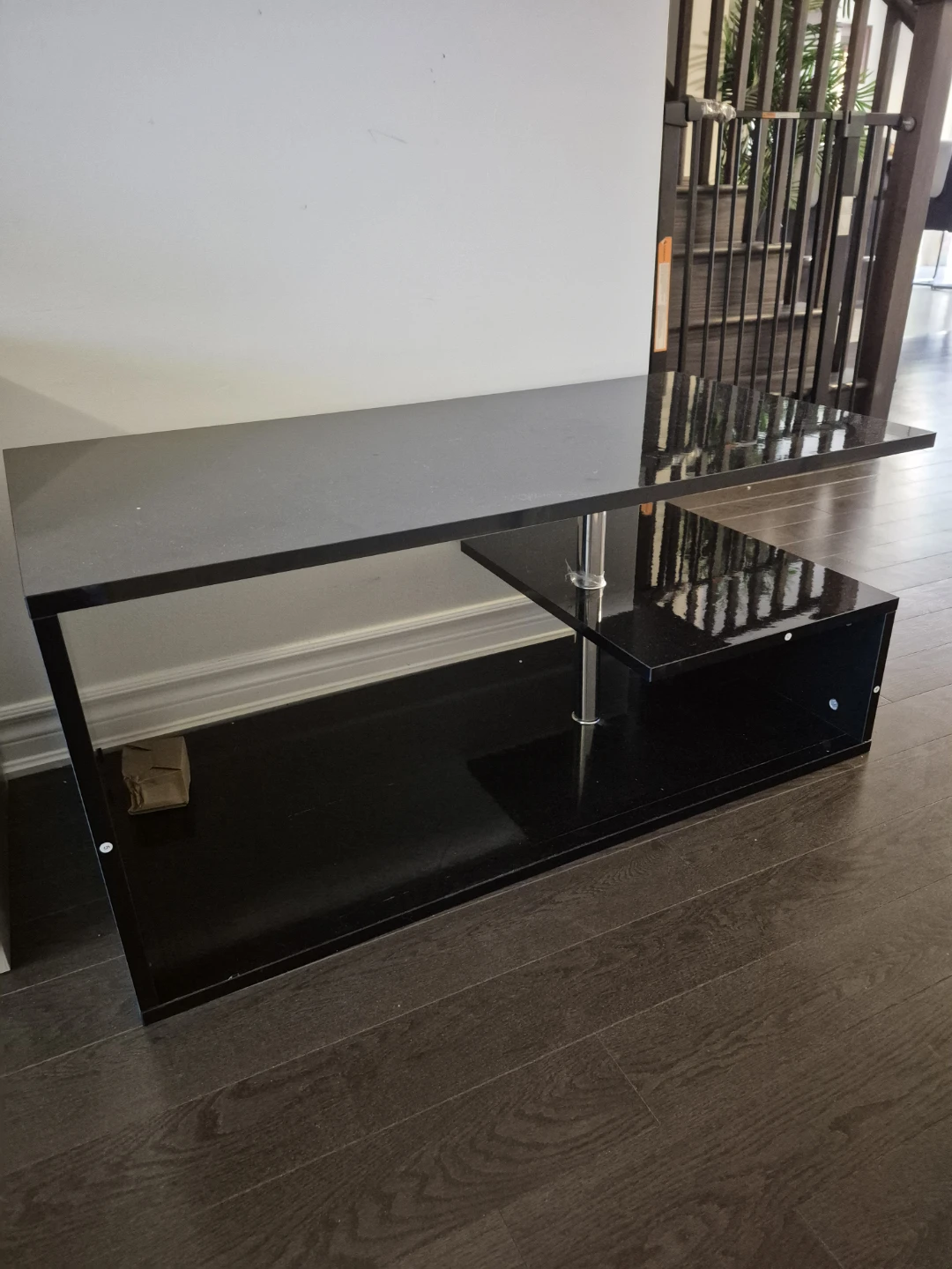 Brand new LED black coffee table