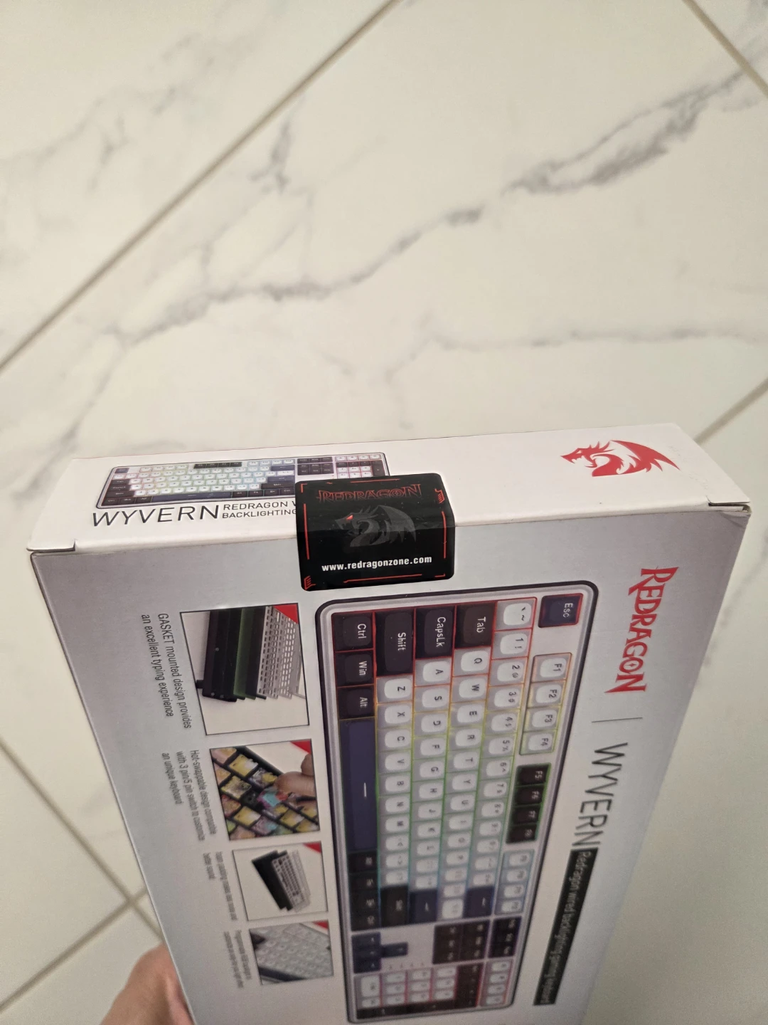 New Sealed Redragon Wyvern Backlighting Gaming Keyboard - photo 3