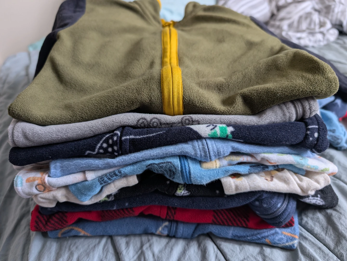 Bundle of 18  Footed Pajamas