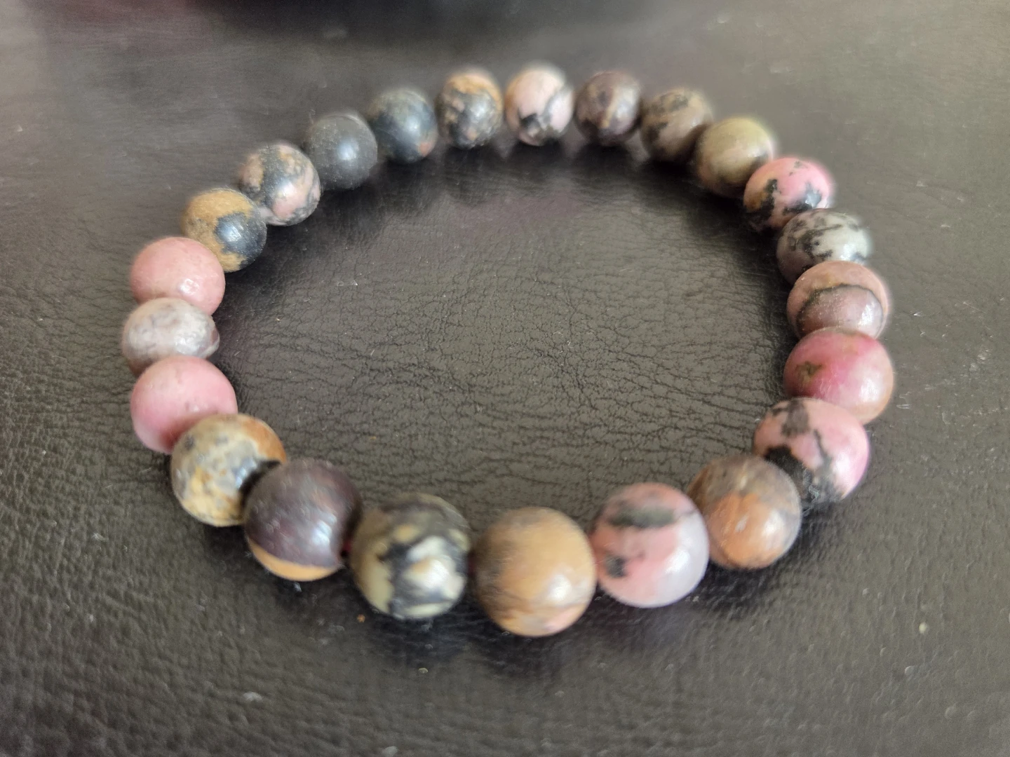 NEW! Rhodonite Gemstone Bracelet - photo 2