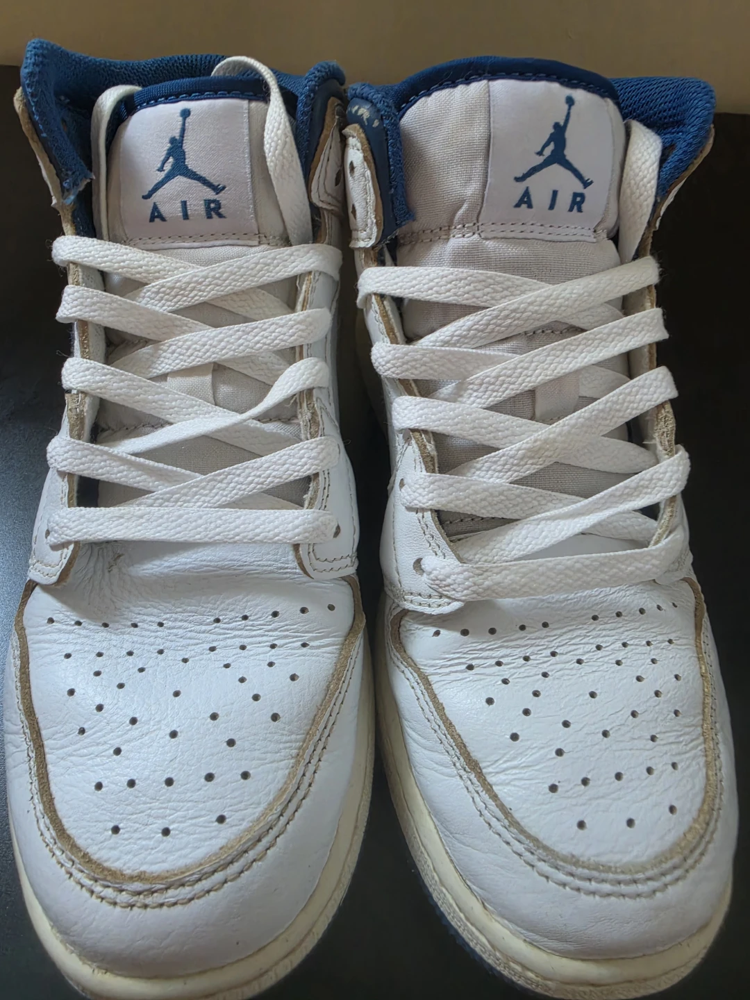 Air Jordan 1 Mid Sneakers White/Blue - photo 5