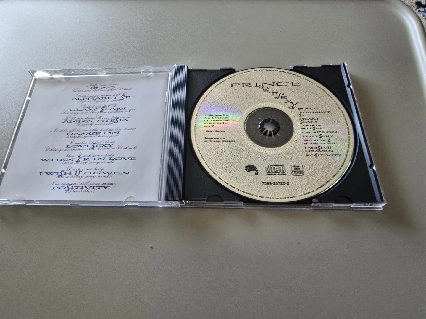 Prince - Love Sexy - U.K CD album - photo 3