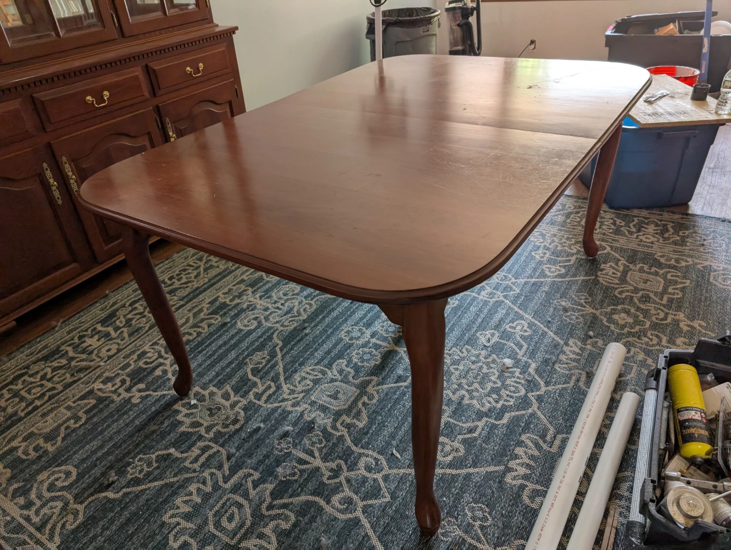 Amish made Dining Table with Hutch - photo 3