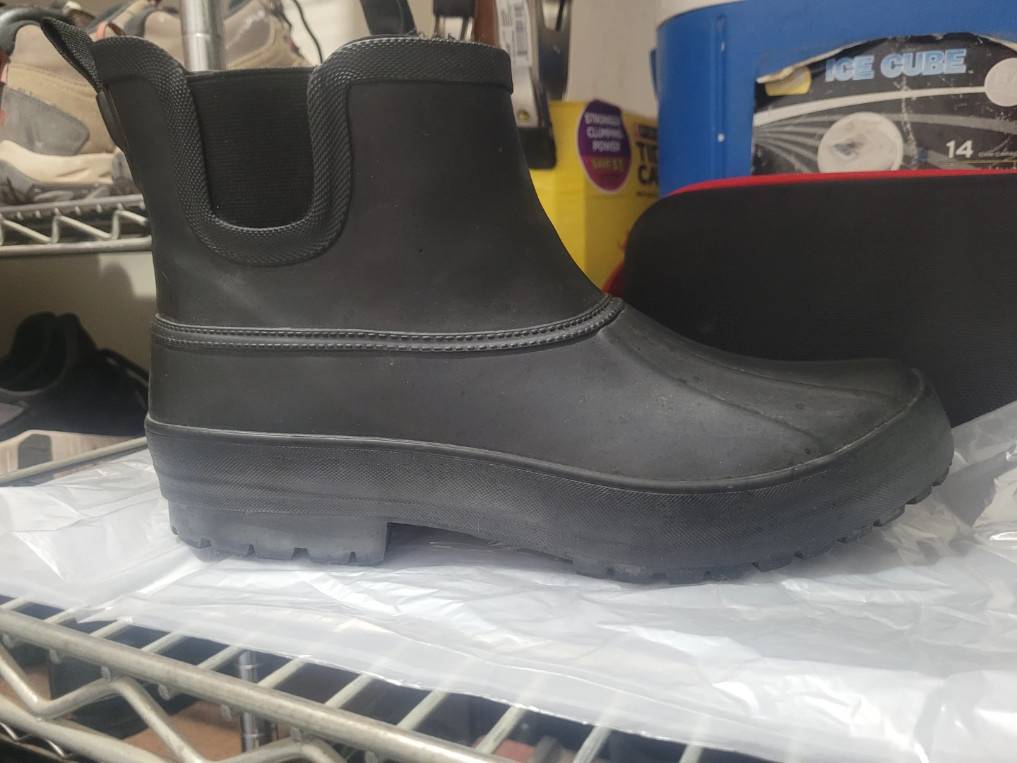 Black Ankle Rain Boots