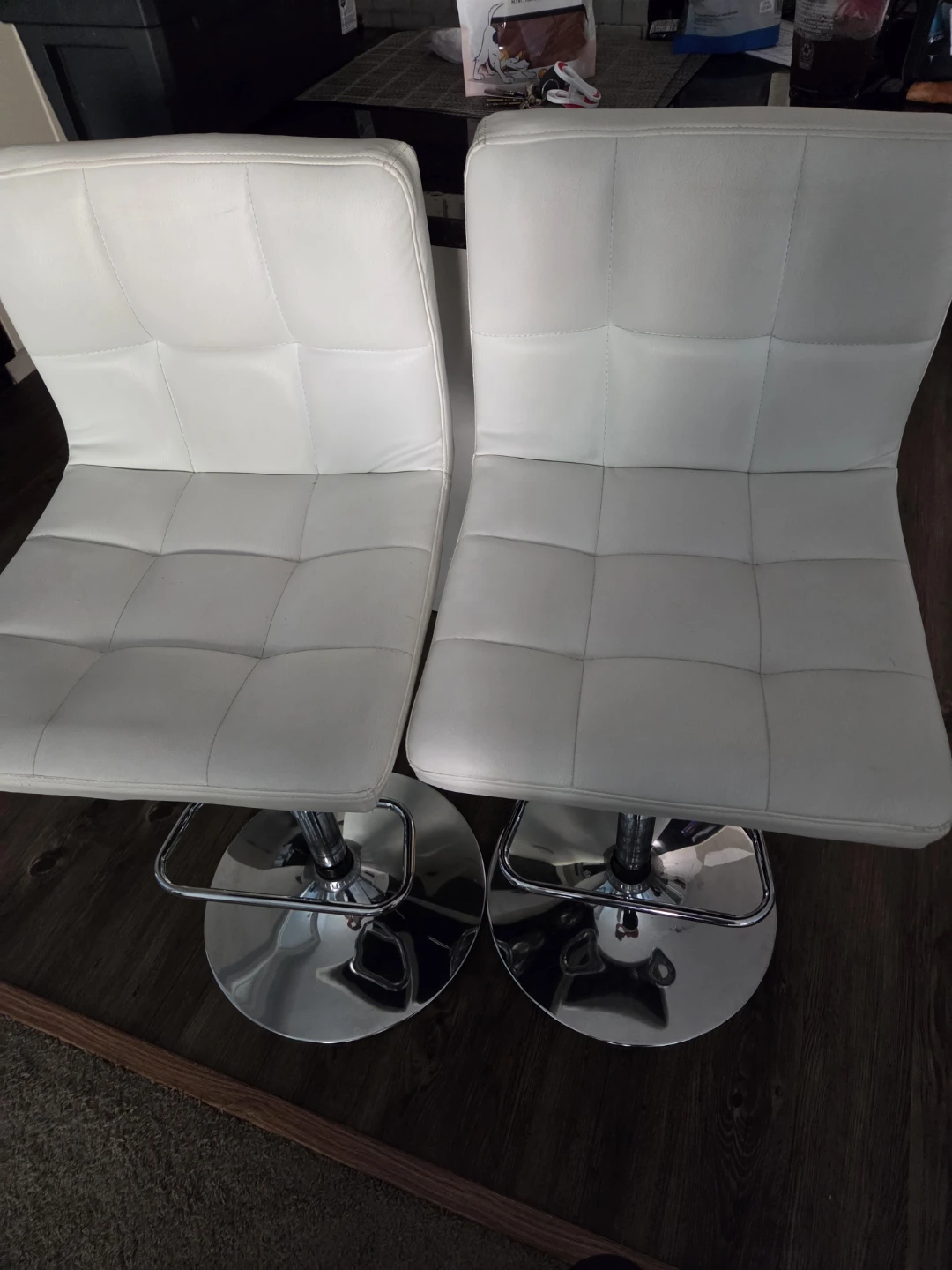 White Bar Stools (Set of 2) - photo 2