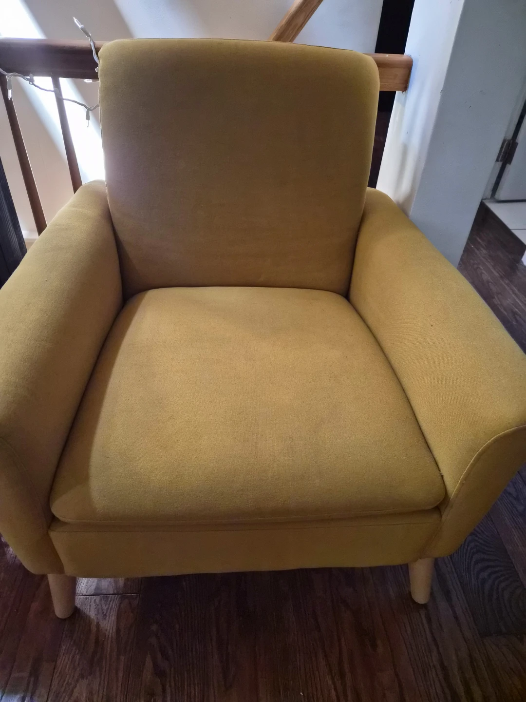 Yellow Armchair Accent Chair