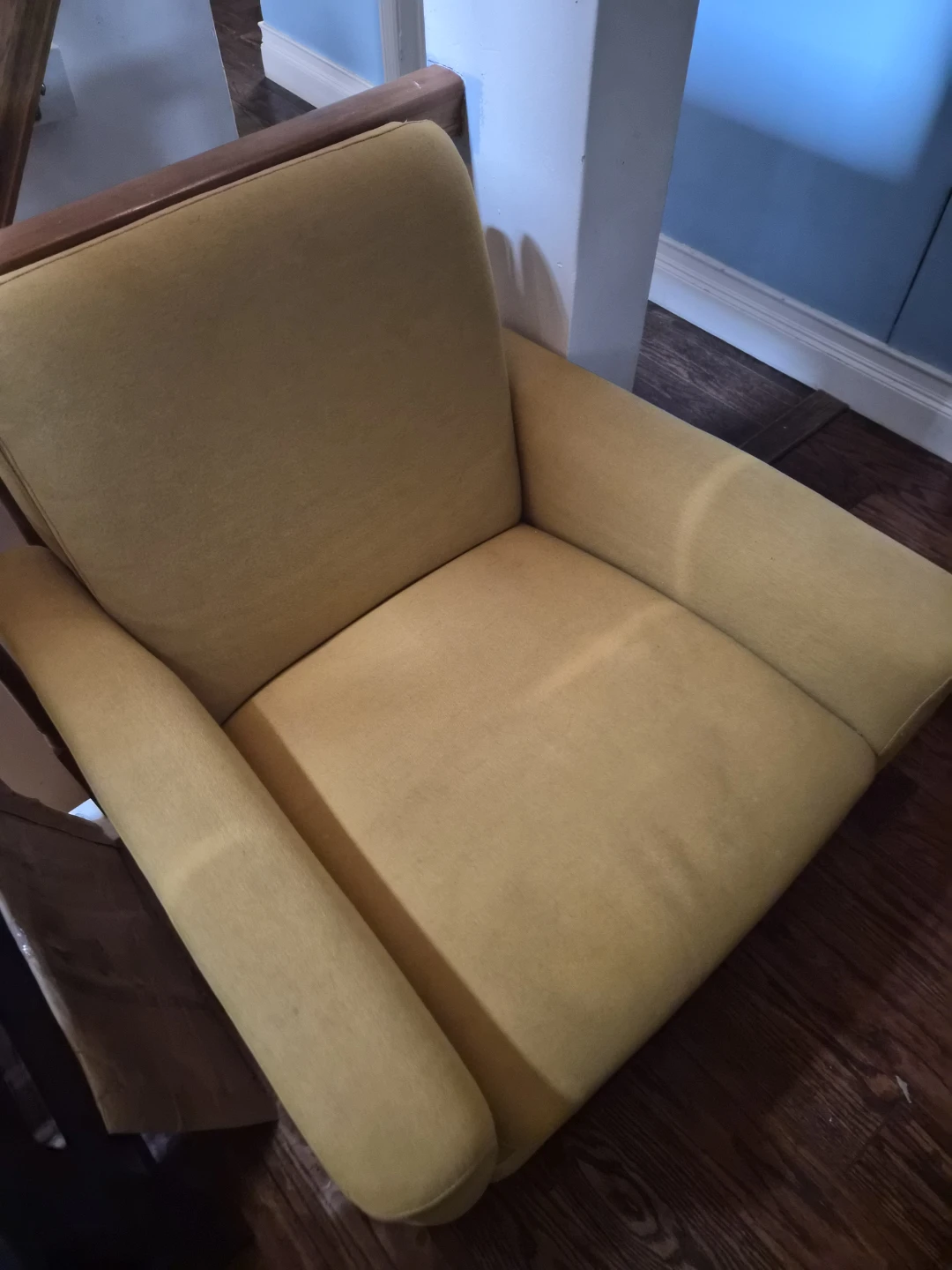 Yellow Armchair Accent Chair - photo 2