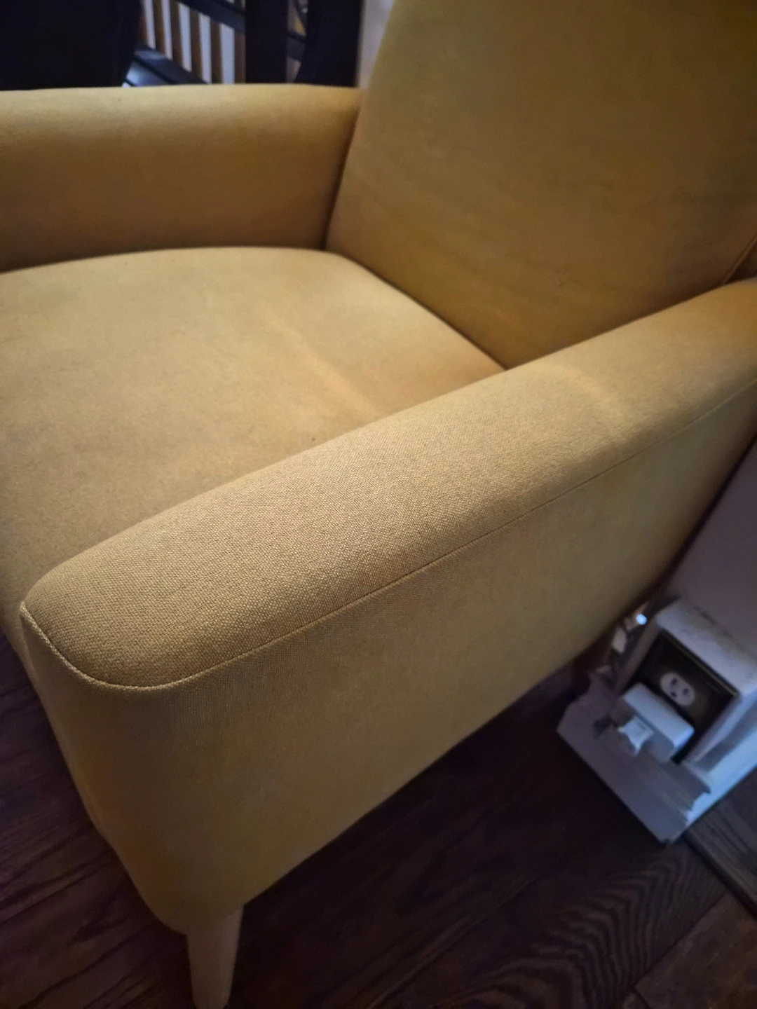 Yellow Armchair Accent Chair - photo 3