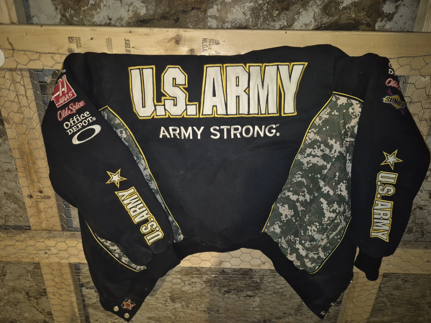 Nascar jacket  us army