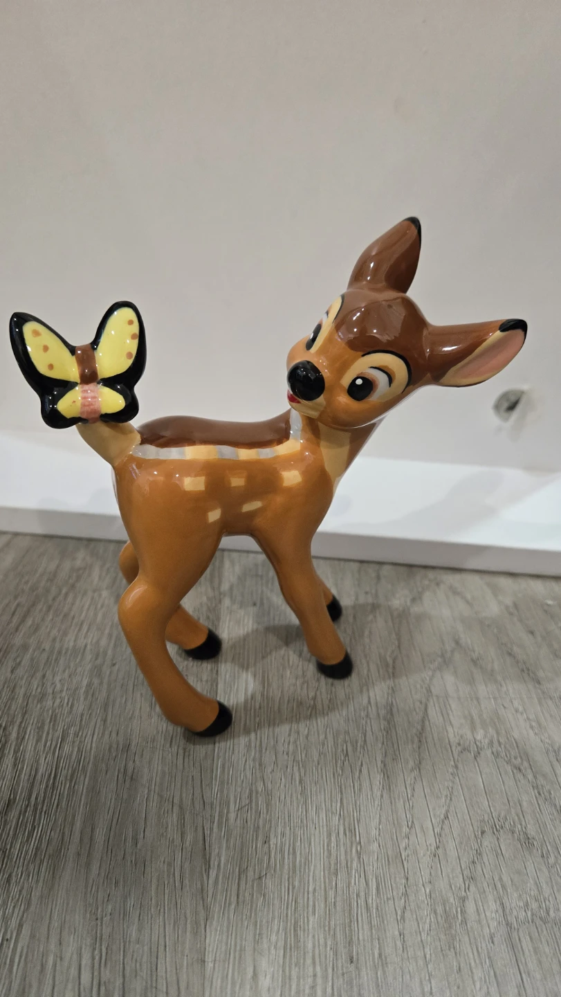 Disney Bambi Figurine with Butterfly