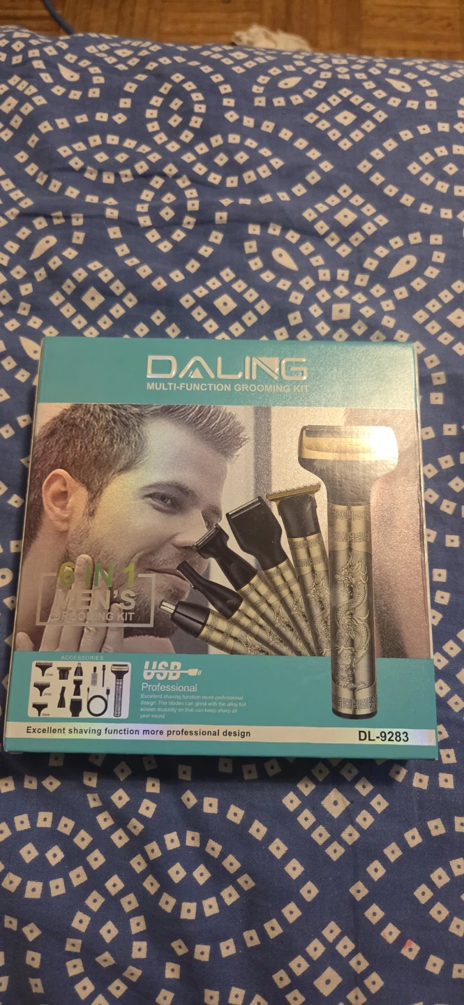 DALING 6-in-1 Rechargeable Men's Grooming Kit DL-9283