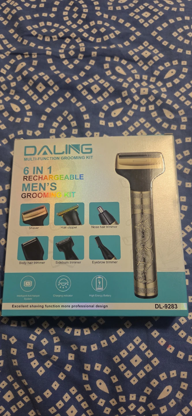 DALING 6-in-1 Rechargeable Men's Grooming Kit DL-9283 - photo 2