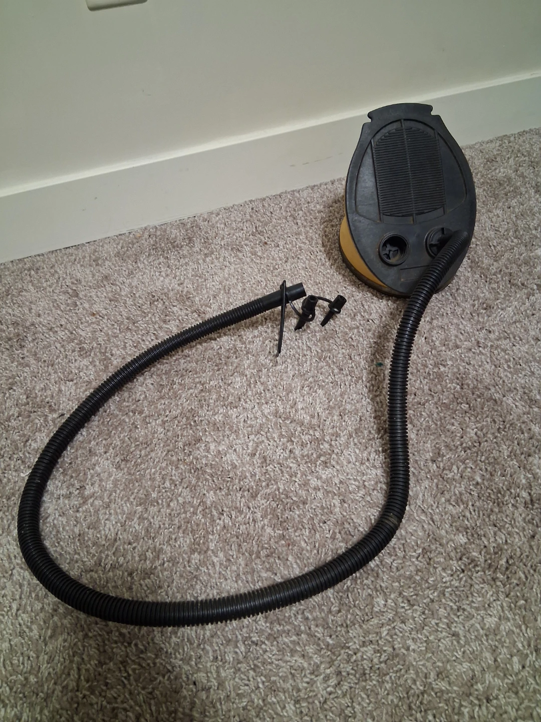 Foot Pump with Hose and Adapters