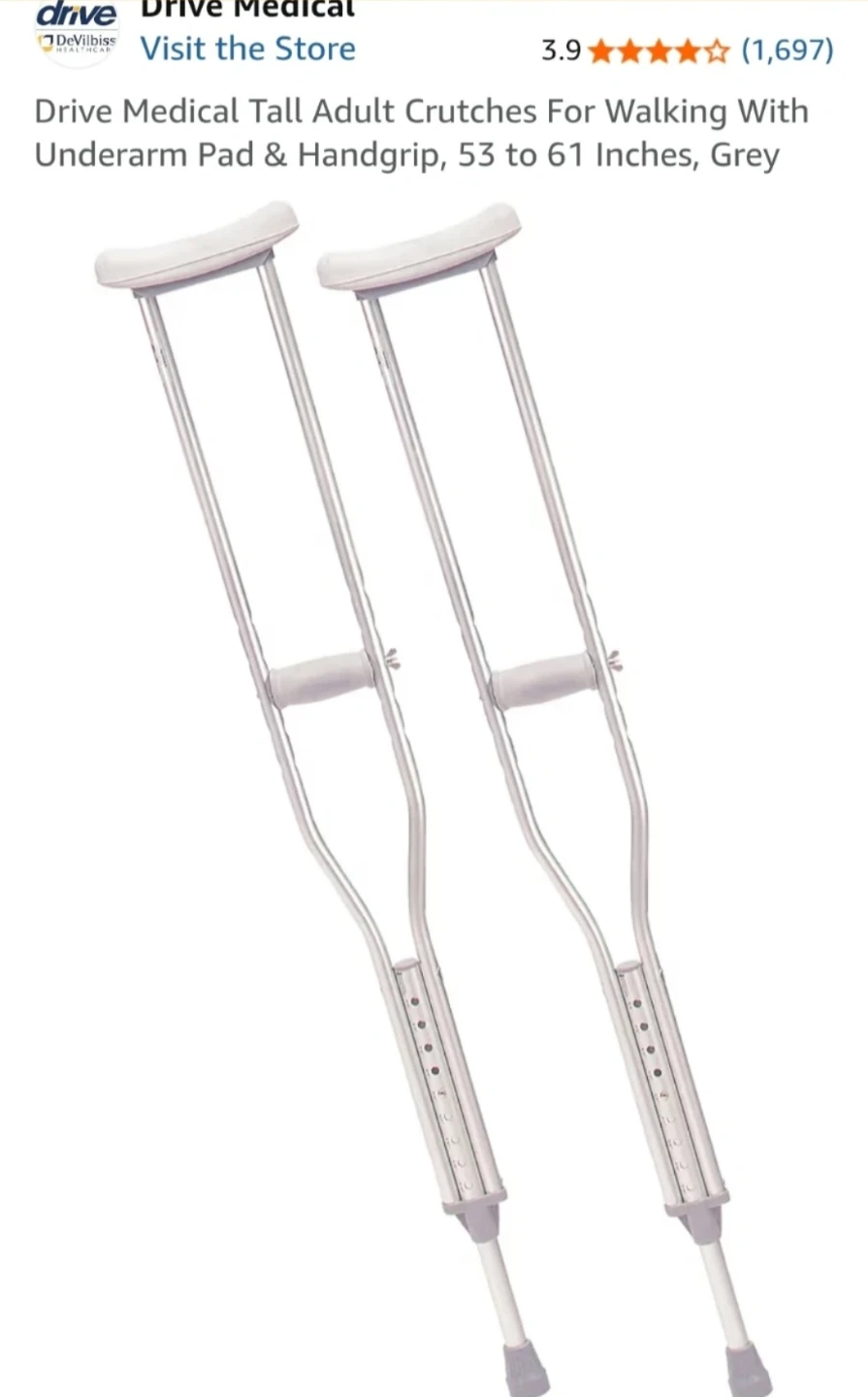Drive Medical Tall Adult Crutches - photo 2