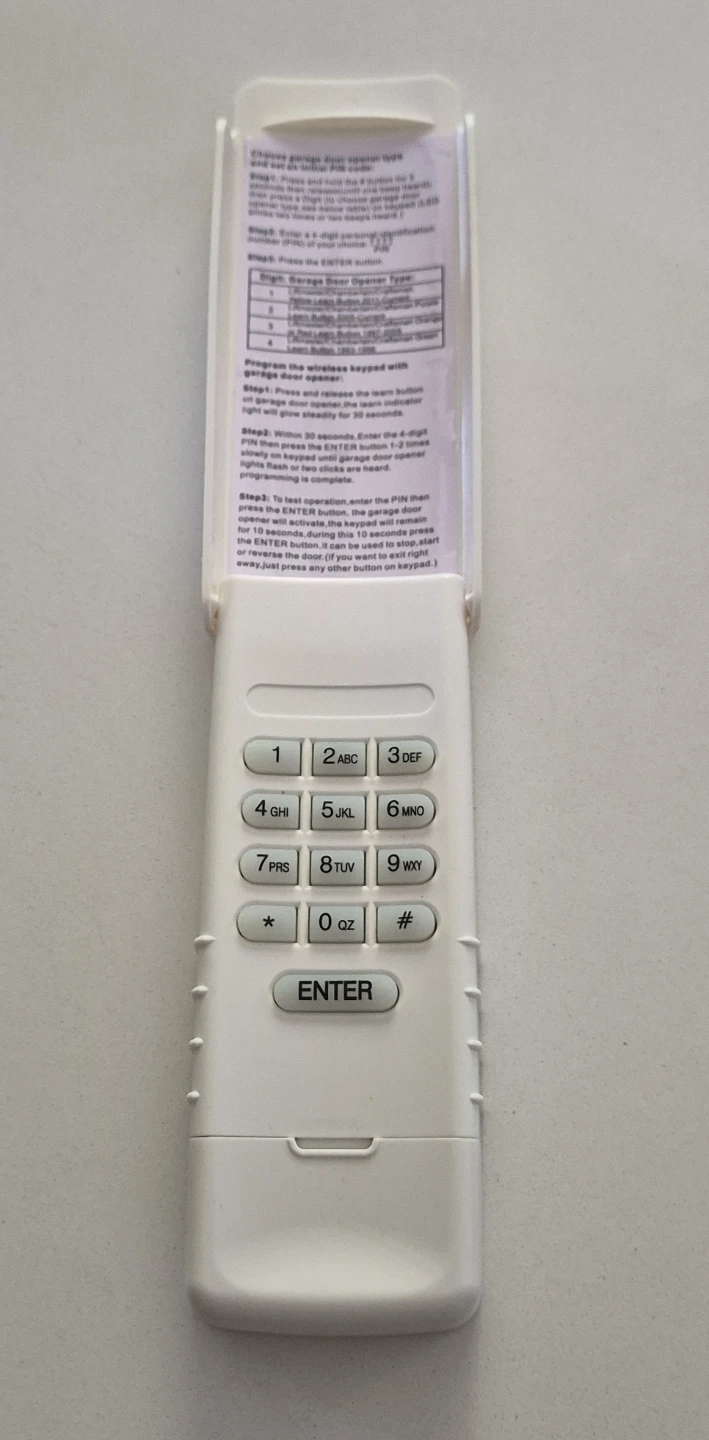 Garage Door Opener Keypad